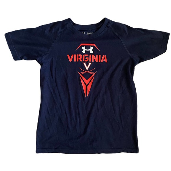 Under Armour Other - Virginia Cavaliers UVA NCAA‎ X Under Armour Kids HeatGear T-Shirt Youth Medium